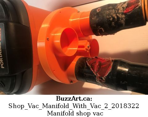 Manifold shop vac